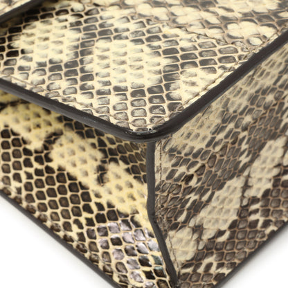 Exclusive Gucci Snakeskin Small Sylvie Shoulder Bag — Top View