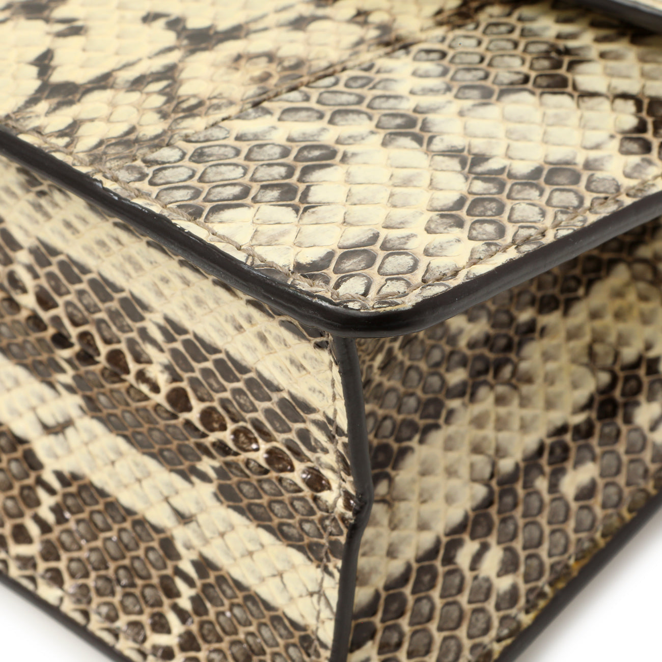 Exclusive Gucci Snakeskin Small Sylvie Shoulder Bag — Detail View
