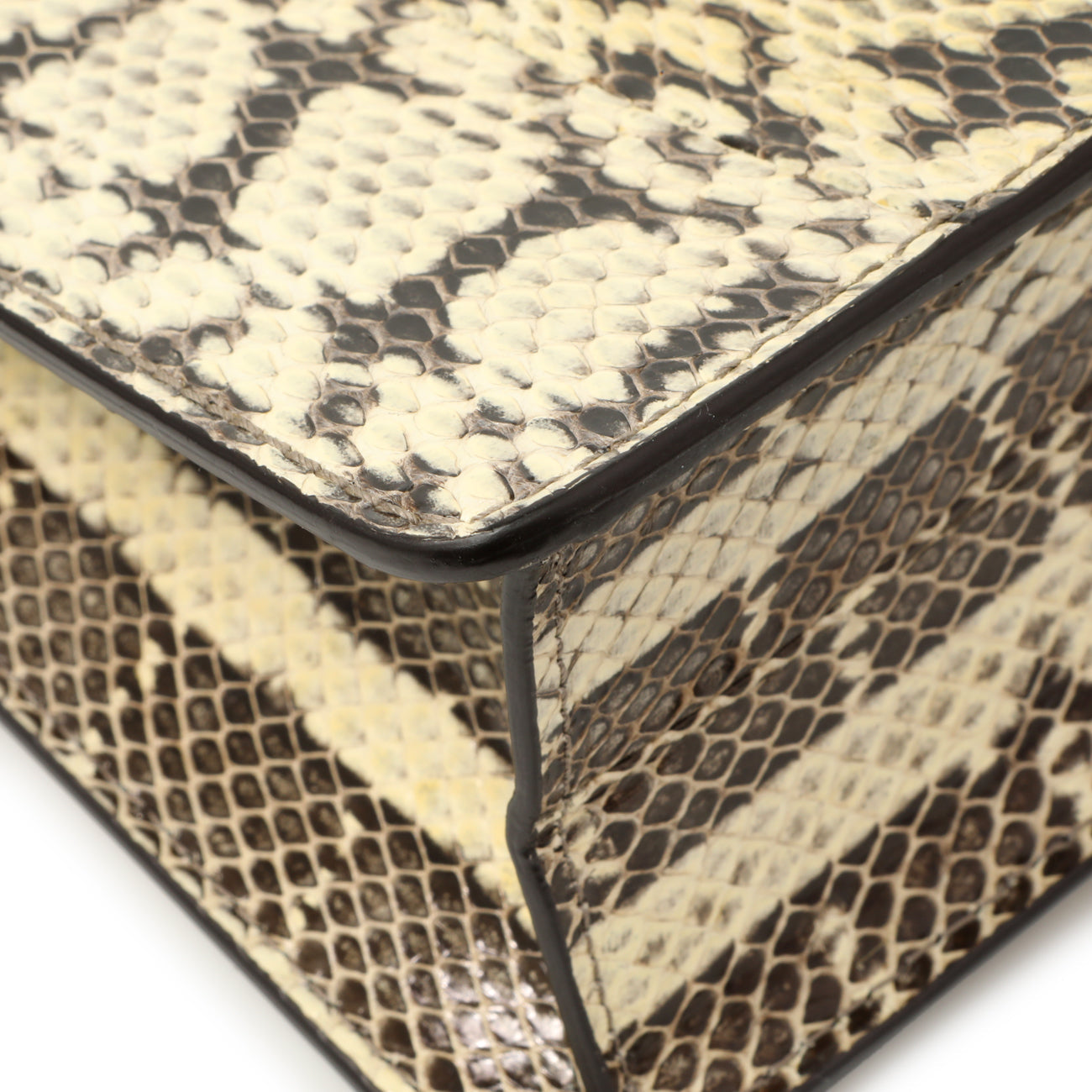 Exclusive Gucci Snakeskin Small Sylvie Shoulder Bag — Lifestyle View