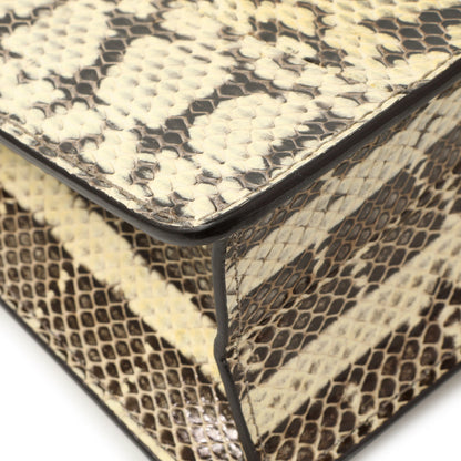 Exclusive Gucci Snakeskin Small Sylvie Shoulder Bag — Lifestyle View