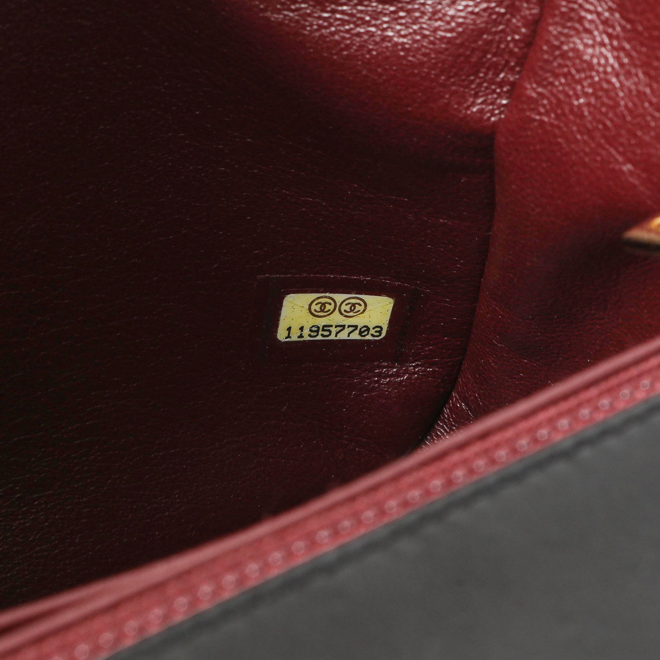 Exclusive Chanel Black Quilted Lambskin Mini Square Flap — Lifestyle View