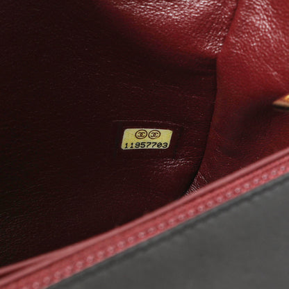 Exclusive Chanel Black Quilted Lambskin Mini Square Flap — Lifestyle View