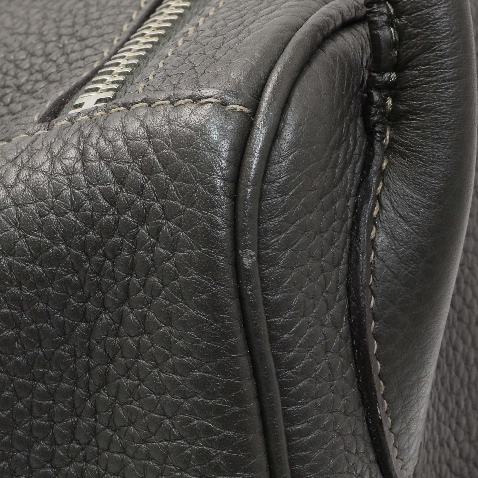 Exclusive Hermes Graphite Clemence Lindy 34 — Alternate View 11