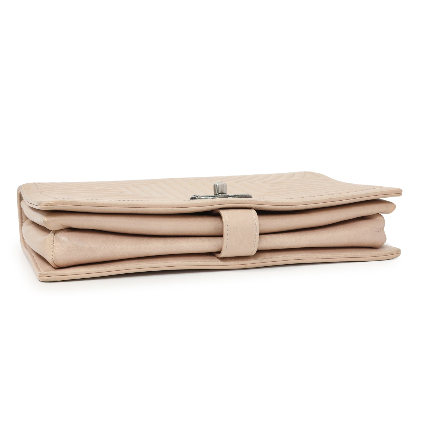 Exclusive Chanel Beige Quilted Calfskin Medium Korean Garden Flap — Top View