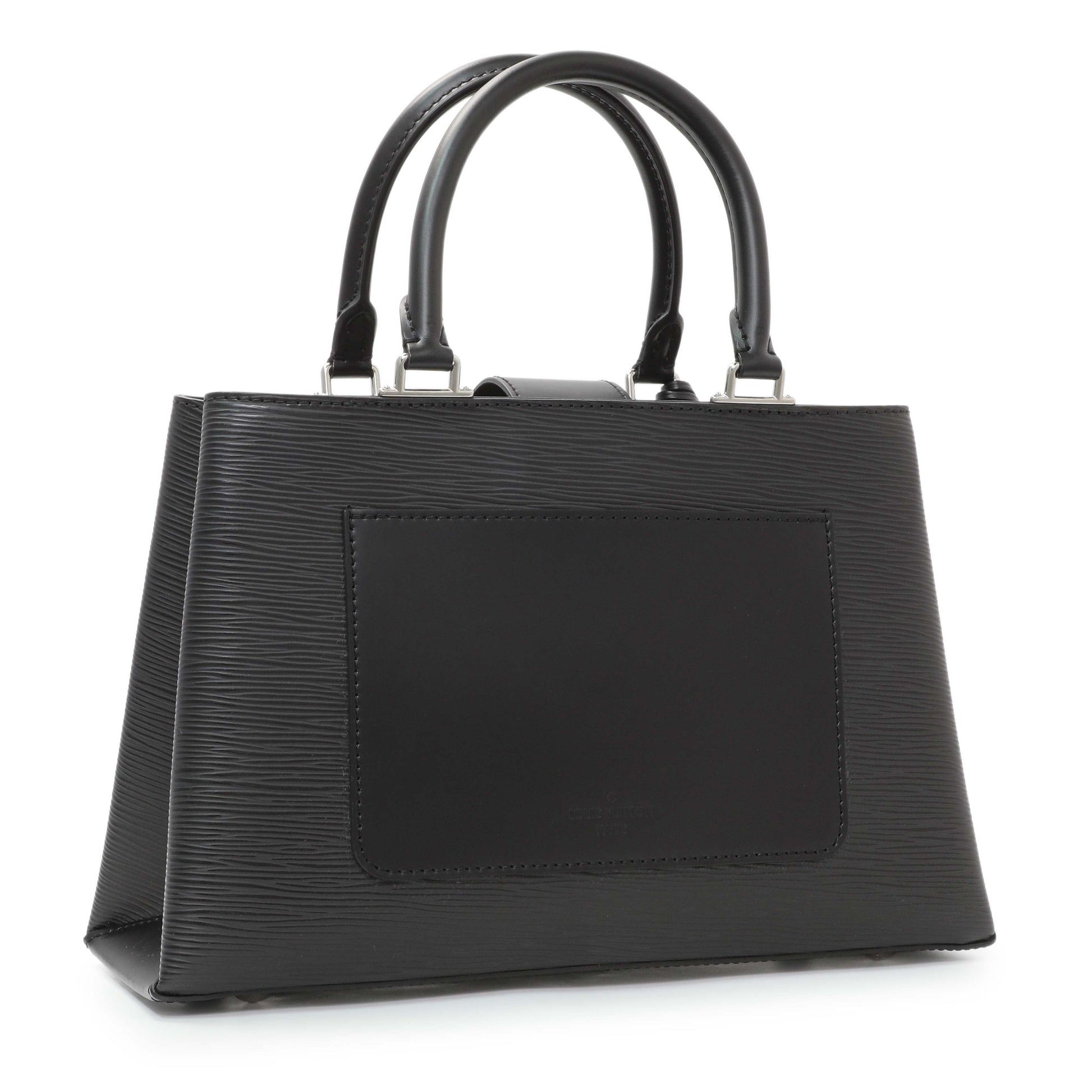 Exclusive Louis Vuitton Black Epi Kleber PM — Side View