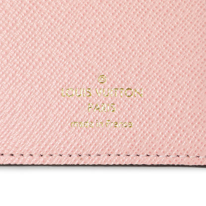 Exclusive Louis Vuitton Rose Ballerine Monogram Victorine Wallet — Detail View