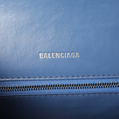 Exclusive Balenciaga Denim Monogram Hourglass S — Alternate View 9