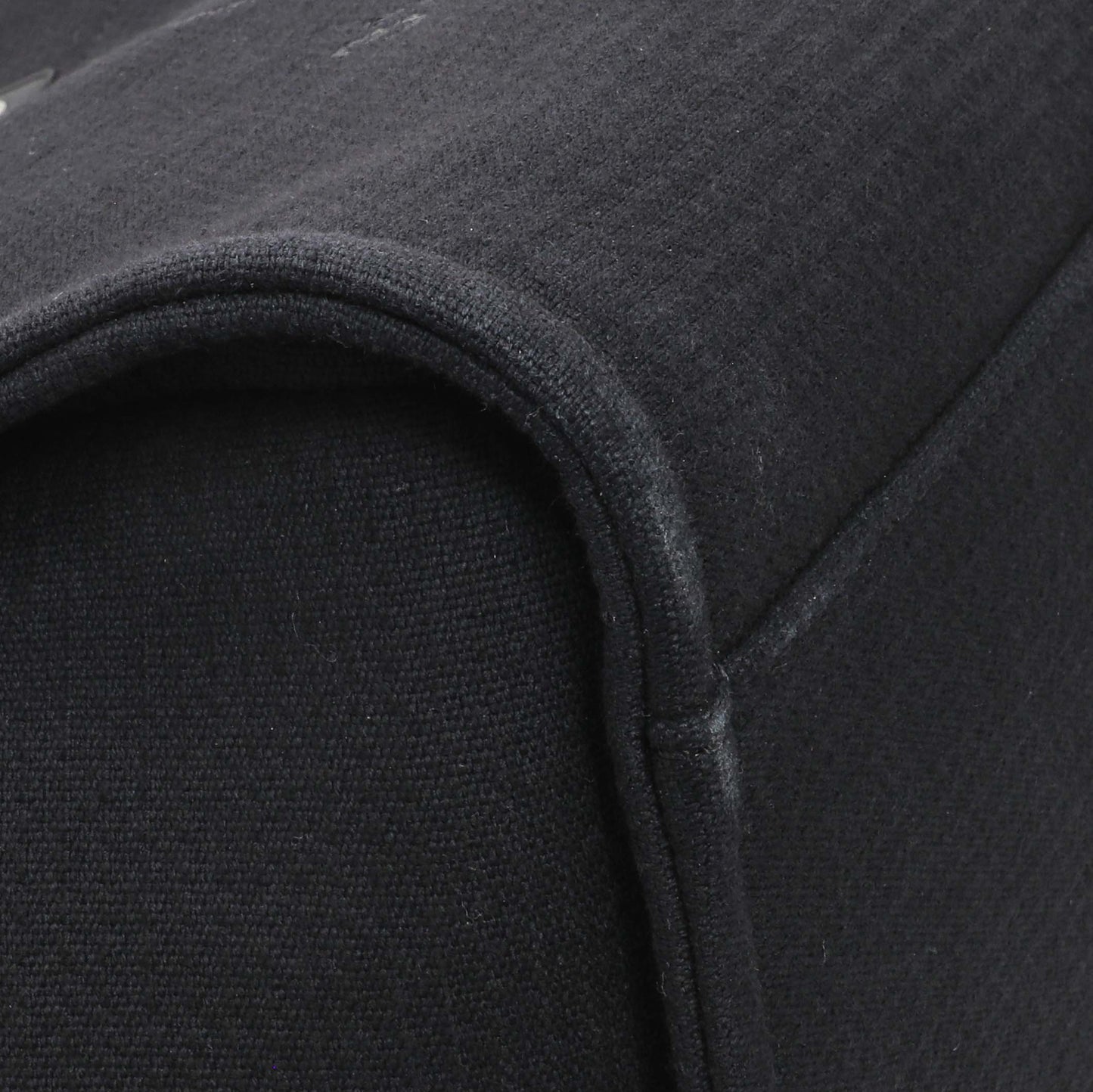 Exclusive Chanel Black Mixed Fibers Medium Deauville Tote — Top View