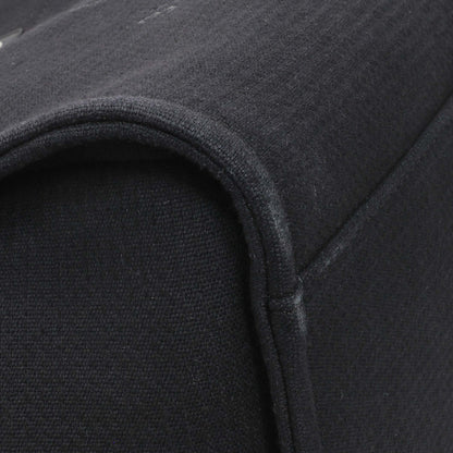Exclusive Chanel Black Mixed Fibers Medium Deauville Tote — Top View