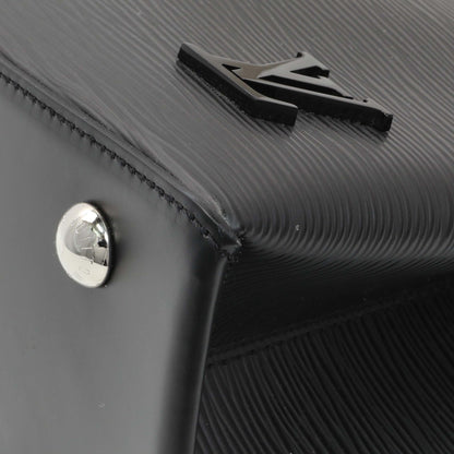 Exclusive Louis Vuitton Black Epi Kleber PM — Detail View