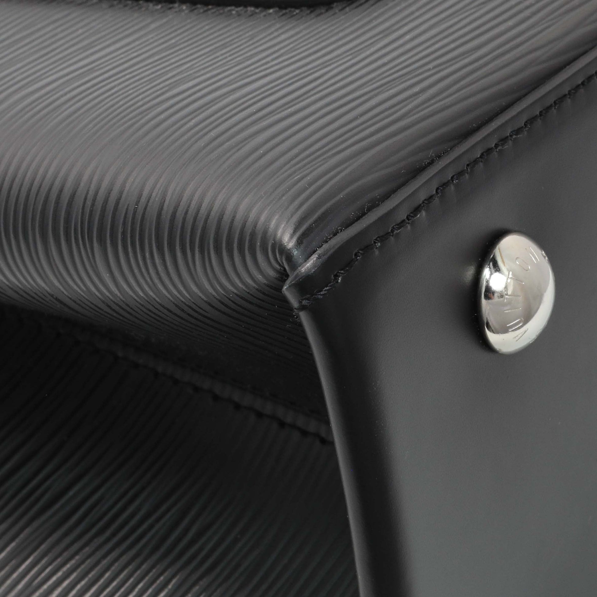 Exclusive Louis Vuitton Black Epi Kleber PM — Lifestyle View