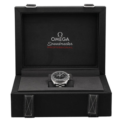 Exclusive Omega Stainless Steel Speedmaster Professional Moonwatch 310.30.42.50.01.002 — Detail View