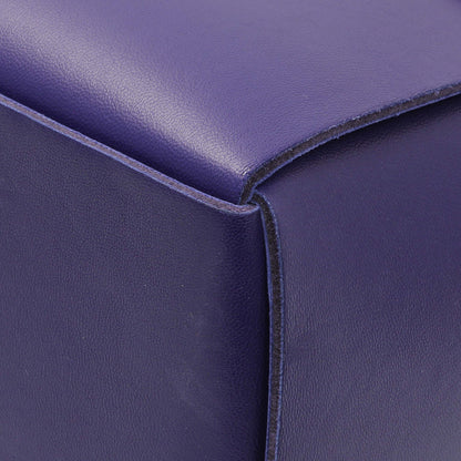 Exclusive Bottega Veneta Purple Calfskin Maxi Intrecciato Small Arco Tote — Detail View
