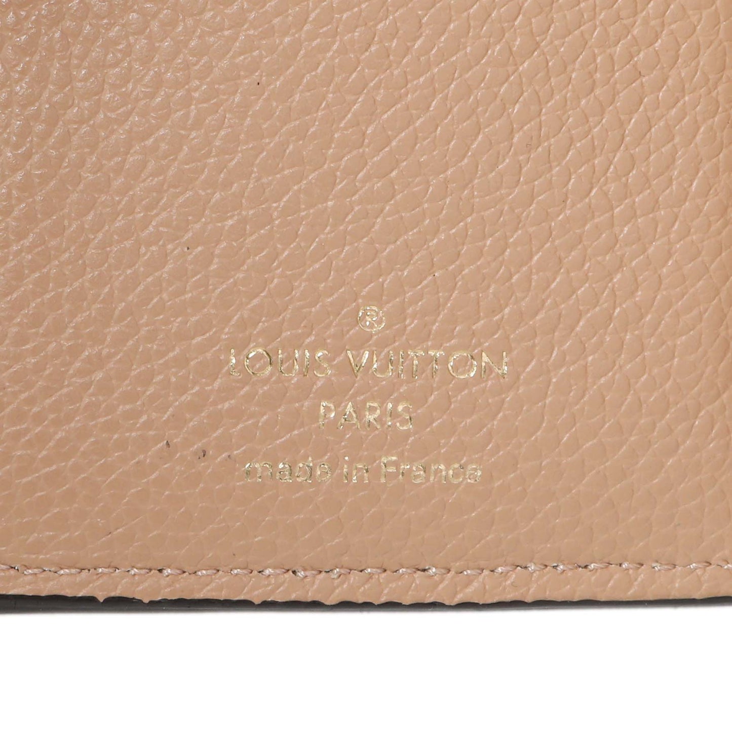 Exclusive Louis Vuitton Beige Empreinte Zoe Wallet — Alternate View 9