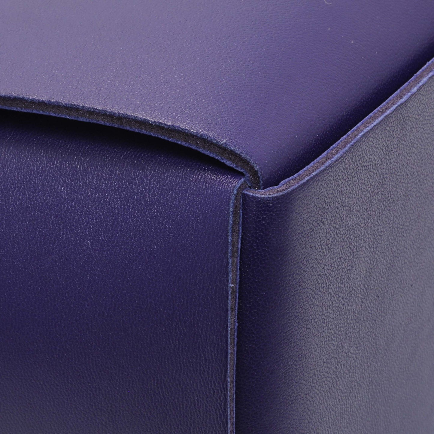 Exclusive Bottega Veneta Purple Calfskin Maxi Intrecciato Small Arco Tote — Lifestyle View
