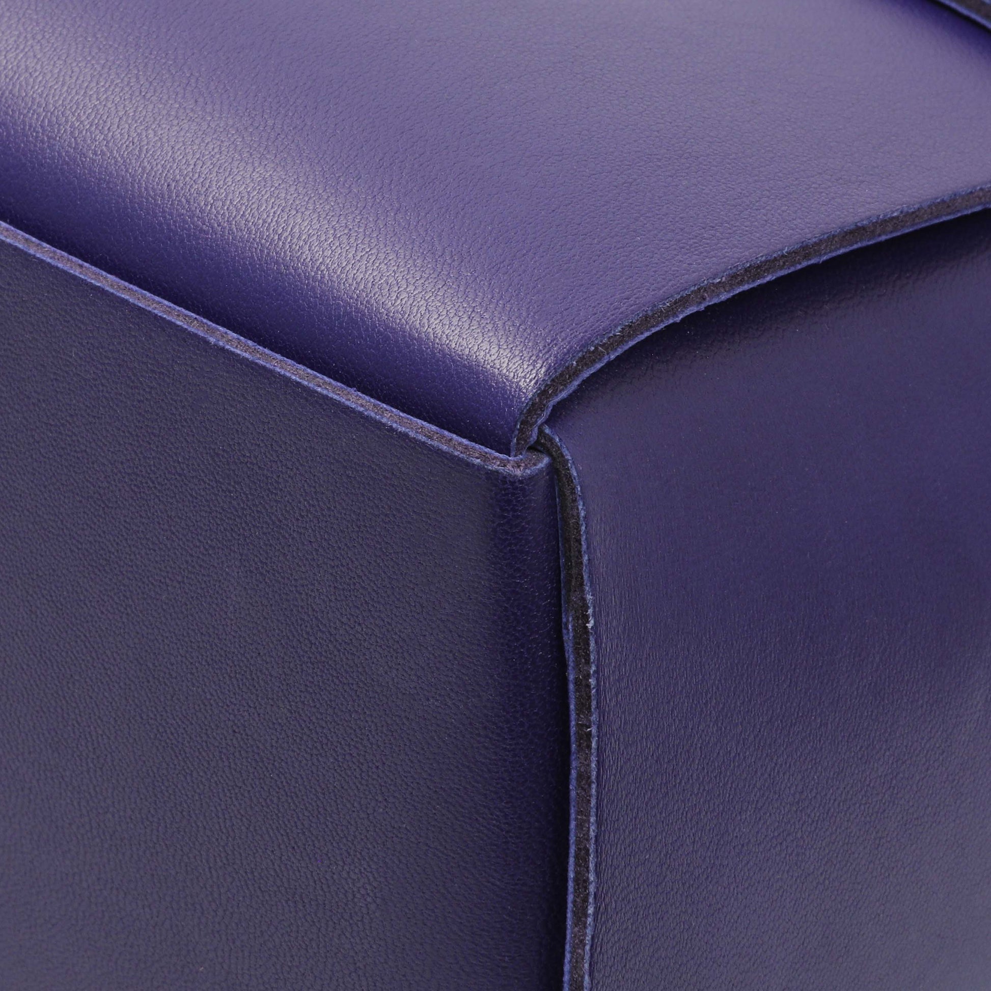 Exclusive Bottega Veneta Purple Calfskin Maxi Intrecciato Small Arco Tote — Alternate View 7