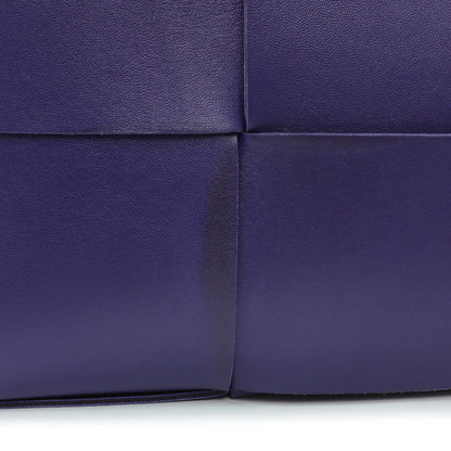 Exclusive Bottega Veneta Purple Calfskin Maxi Intrecciato Small Arco Tote — Alternate View 14