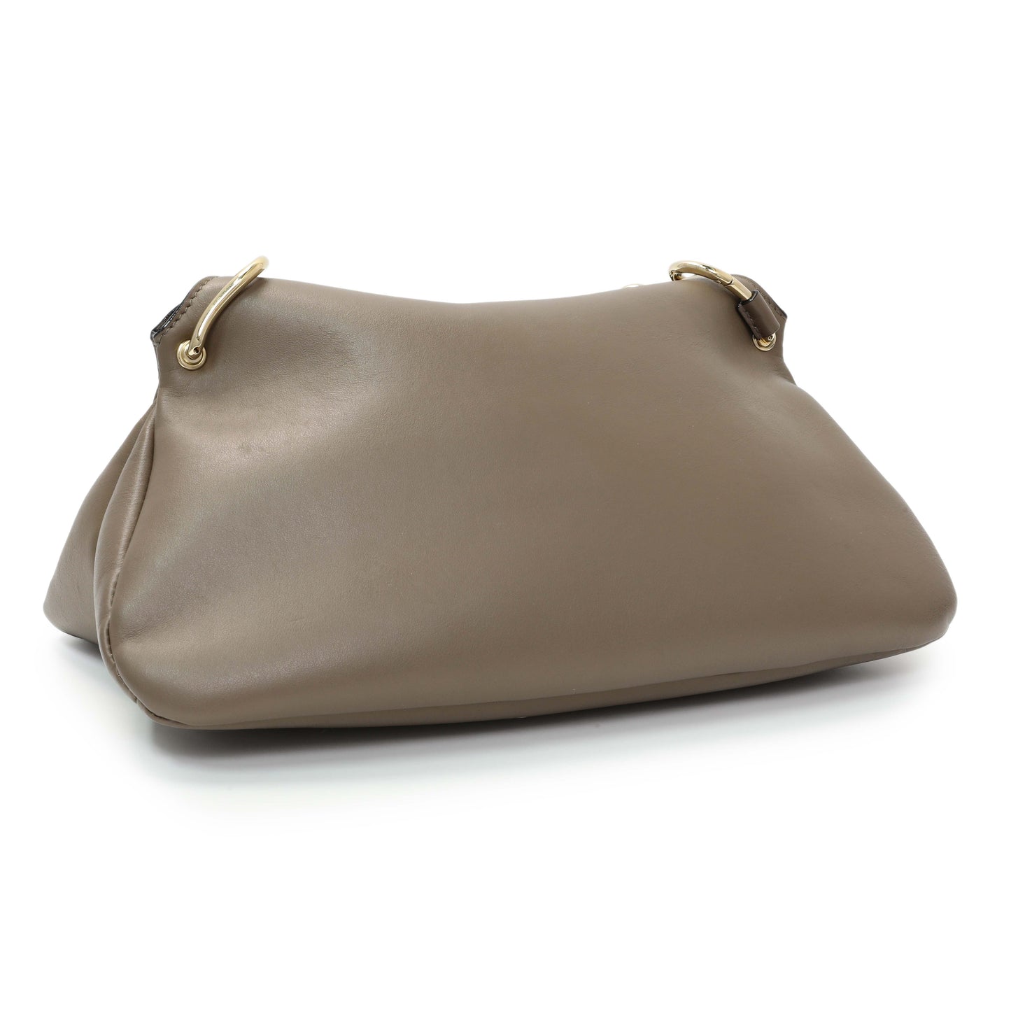 Exclusive Chloe Grey Calfskin Juana Shoulder Bag — Side View