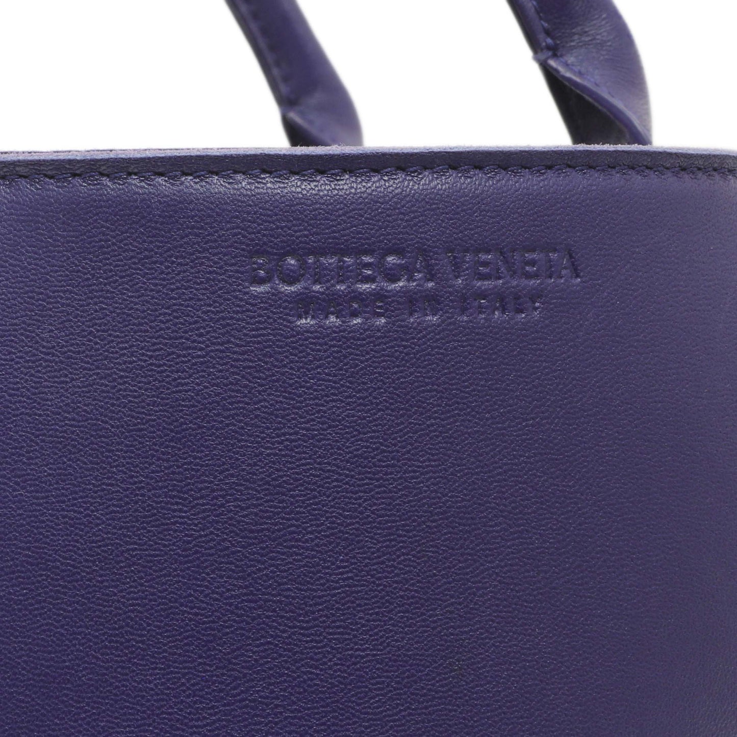 Exclusive Bottega Veneta Purple Calfskin Maxi Intrecciato Small Arco Tote — Alternate View 9