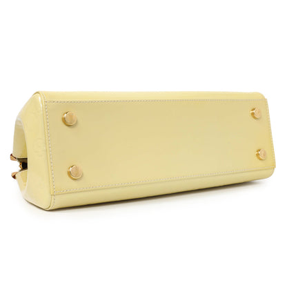 Exclusive Louis Vuitton Blanc Corail Vernis Brea MM — Back View