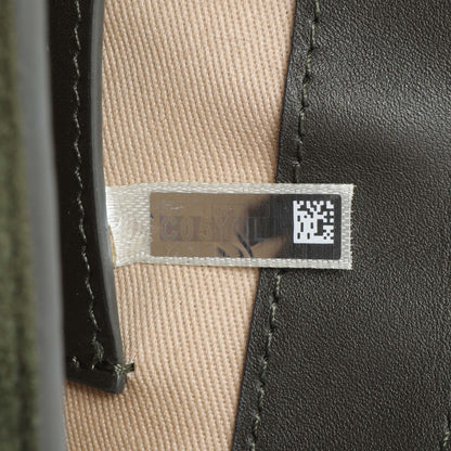 Exclusive Chloe Green Calfskin Little Horses Embroidered Small Tess Bag — Lifestyle View