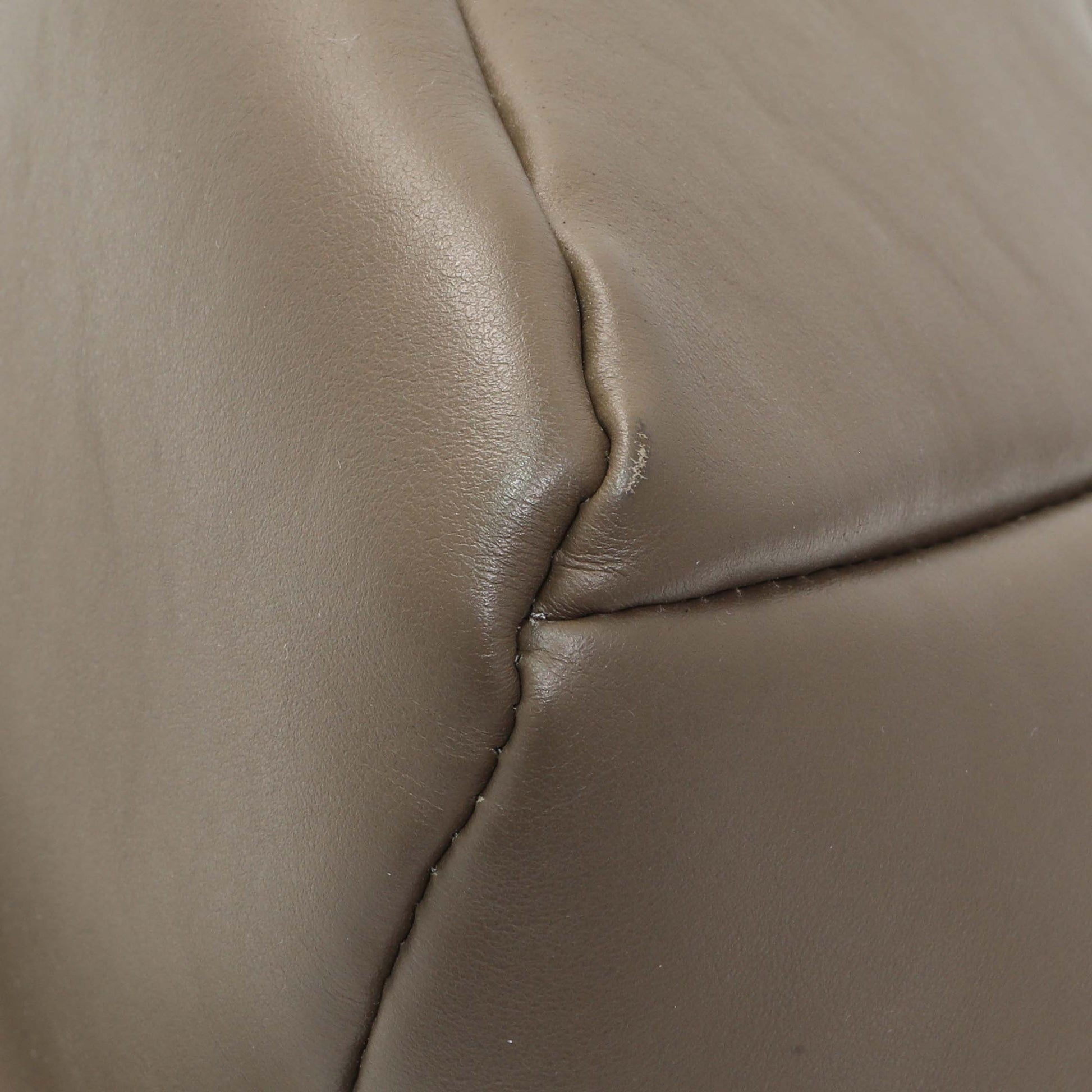 Exclusive Chloe Grey Calfskin Juana Shoulder Bag — Top View