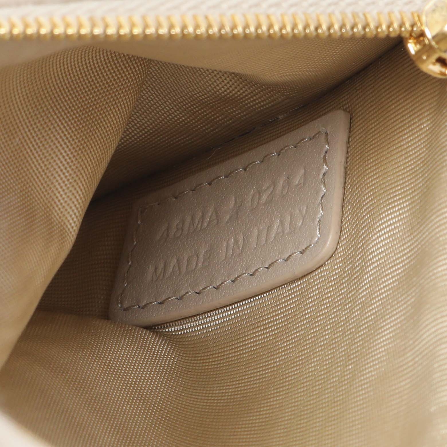Exclusive Christian Dior Beige Lambskin Cannage Lady Dior Pouch — Alternate View 11