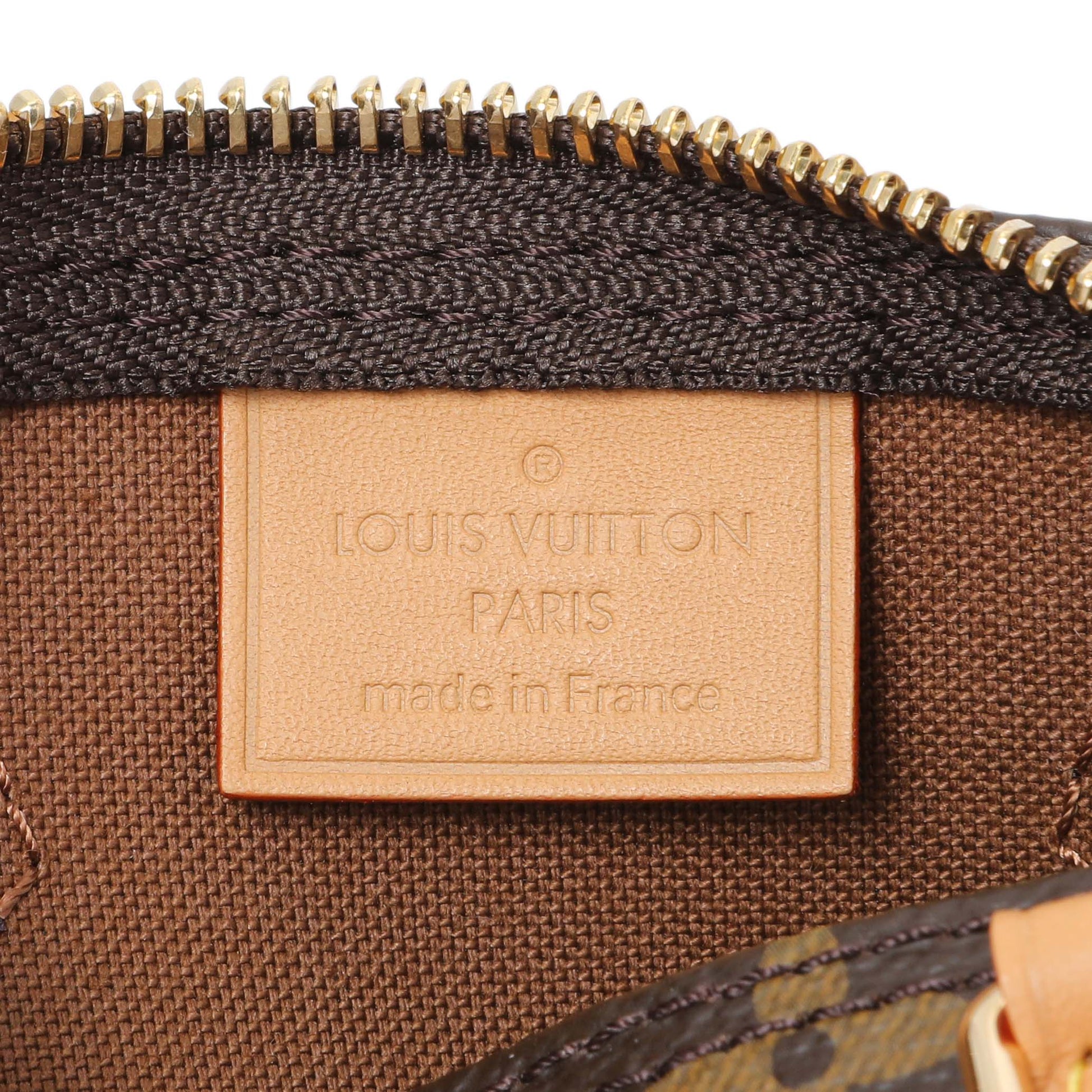 Exclusive Louis Vuitton Monogram Nano Speedy — Detail View