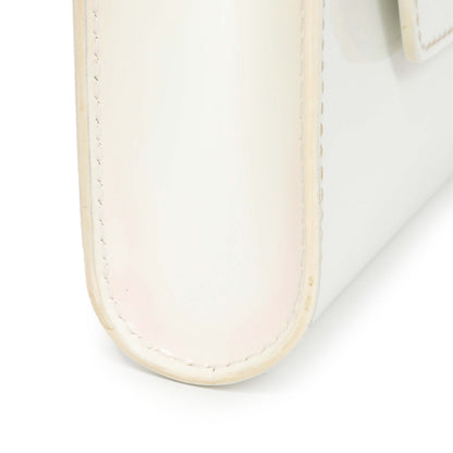 Exclusive Christian Louboutin White Patent Vero Dodat Clutch — Alternate View 8