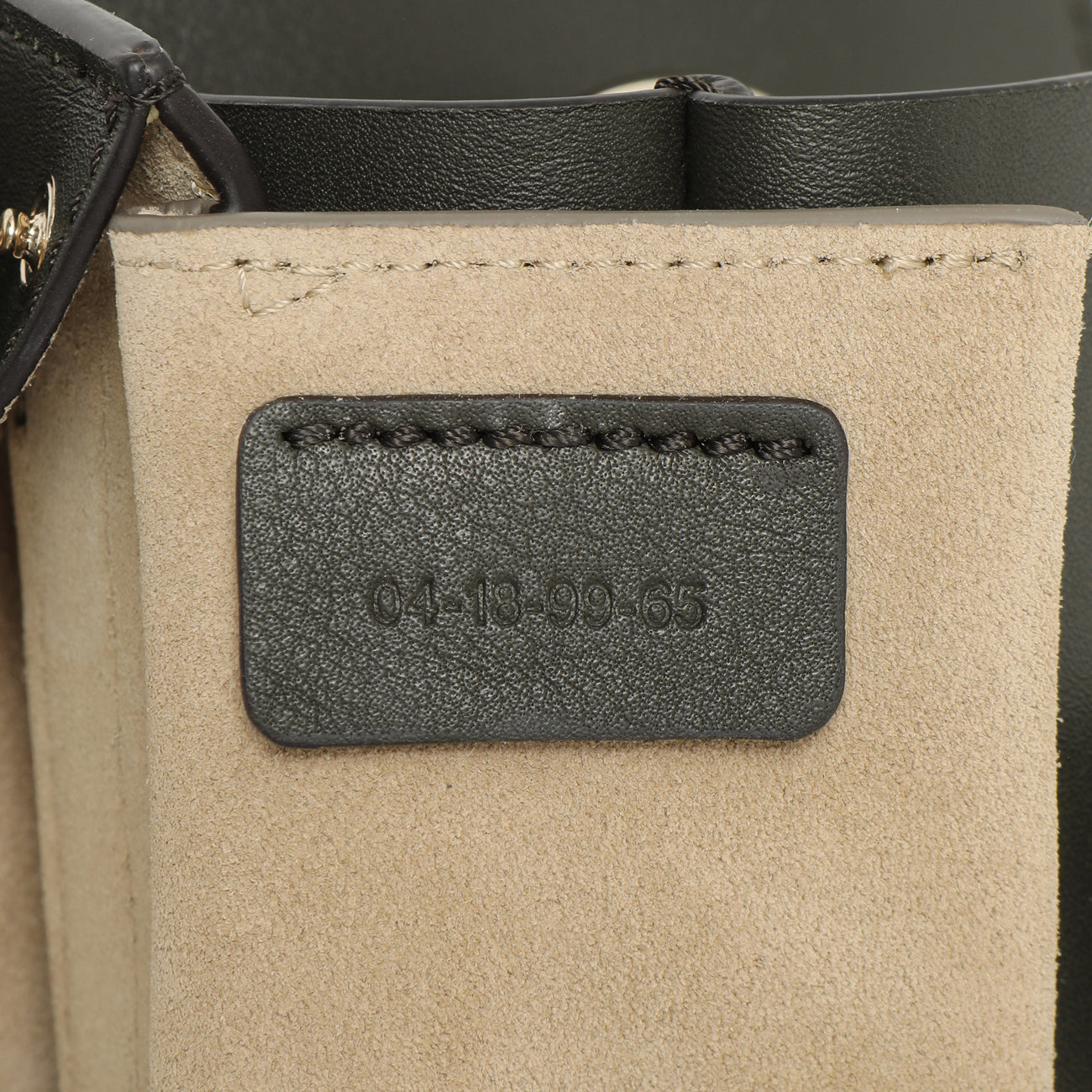 Exclusive Chloe Deep Forest Calfskin Suede Mini Faye Bracelet Bag — Lifestyle View