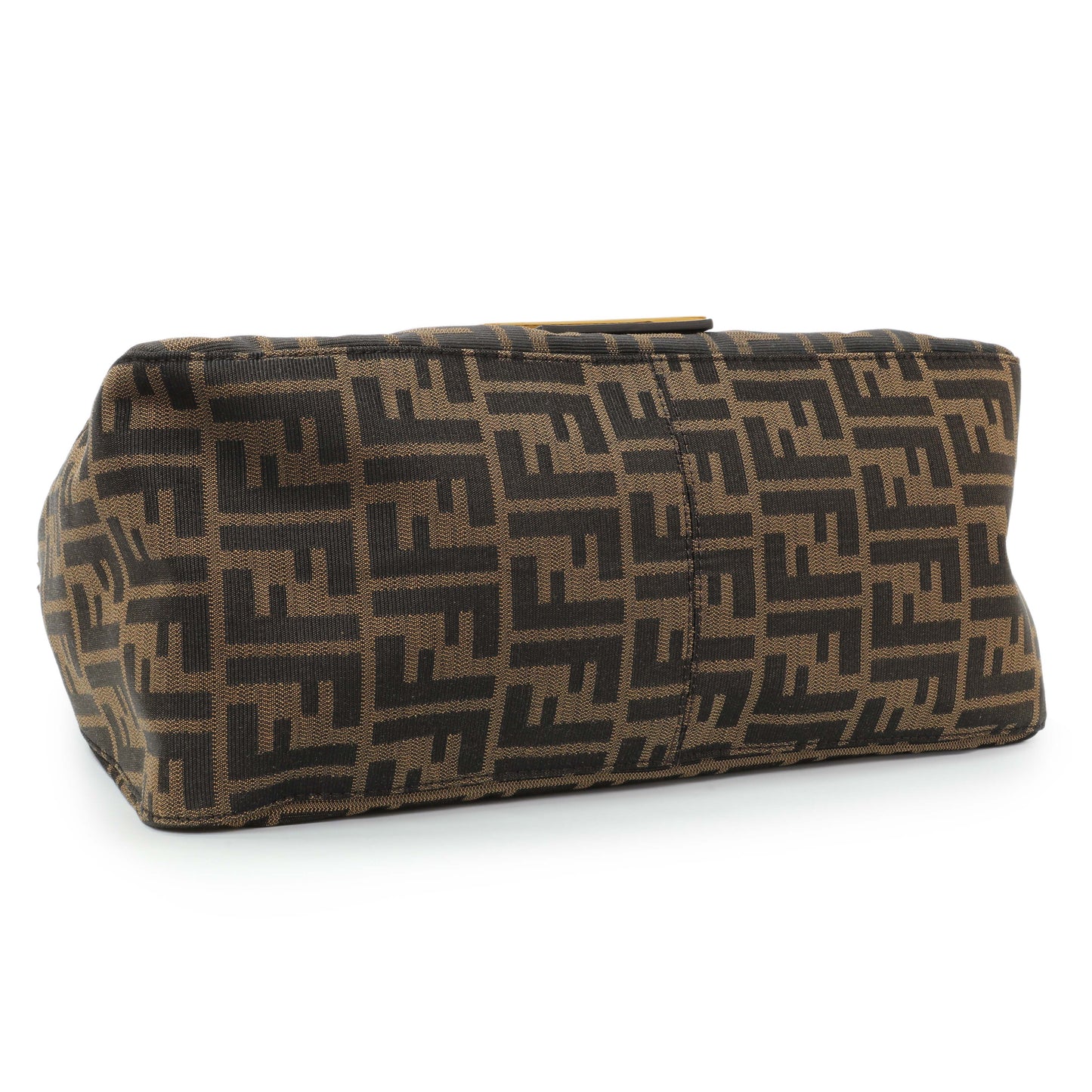 Exclusive Fendi Tobacco Zucca Mama Forever Bag — Back View