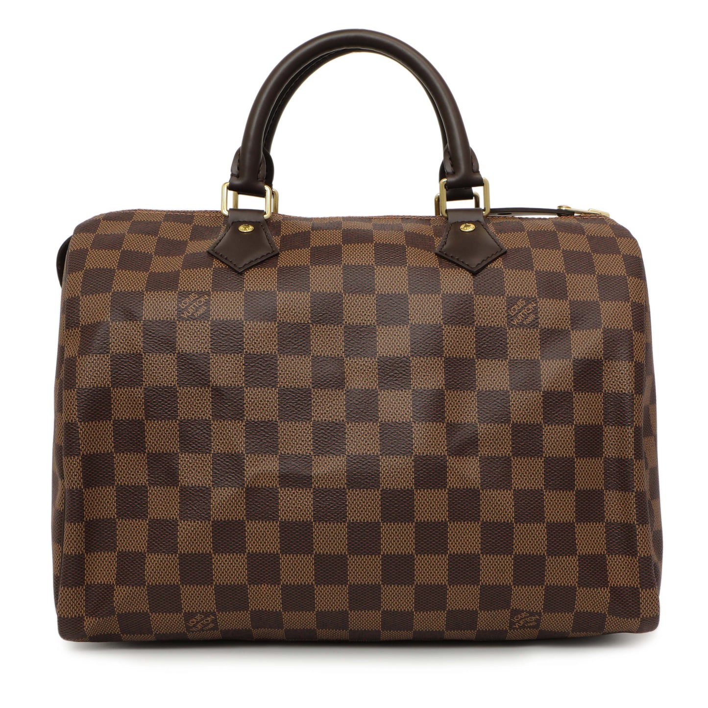 Exclusive Louis Vuitton Damier Ebene Speedy 30 — Front View