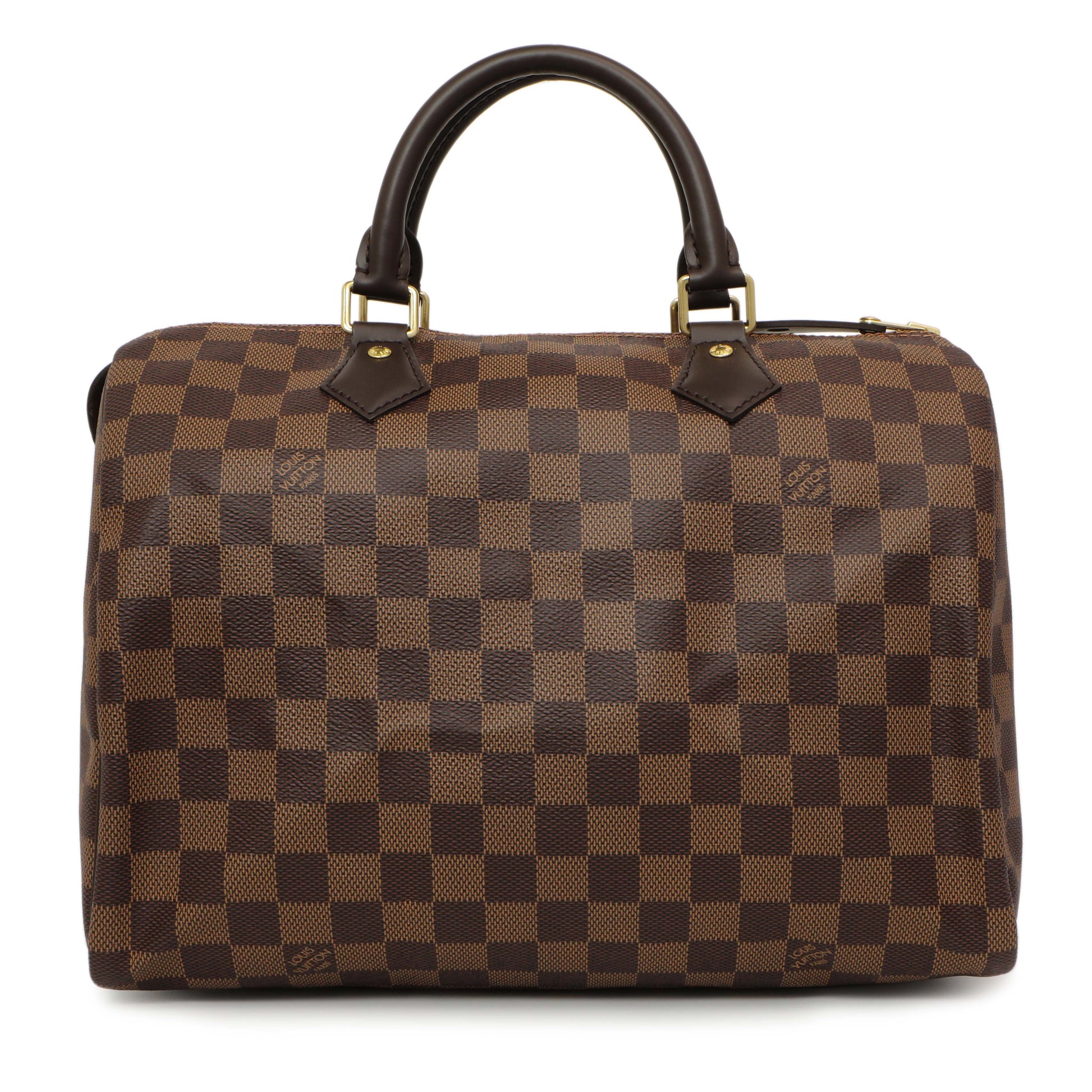 Exclusive Louis Vuitton Damier Ebene Speedy 30 — Front View