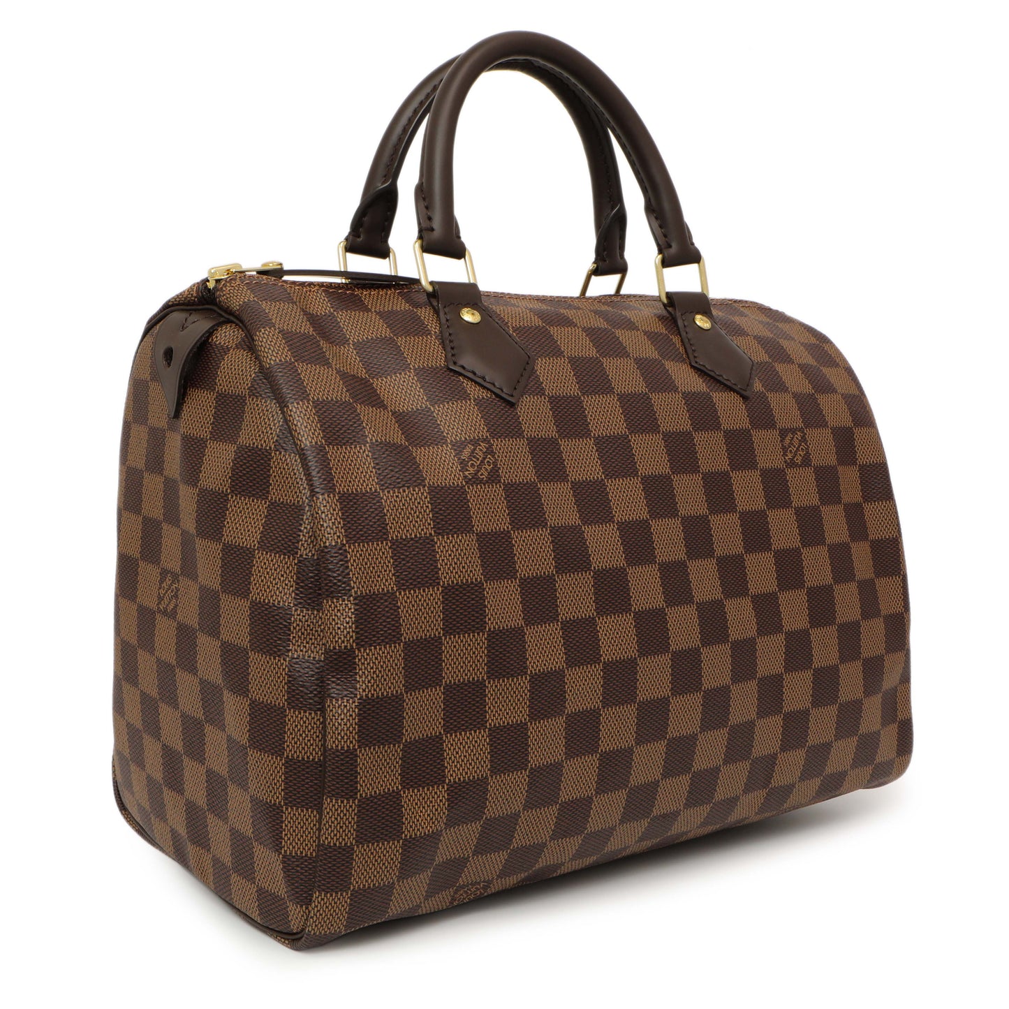 Exclusive Louis Vuitton Damier Ebene Speedy 30 — Side View