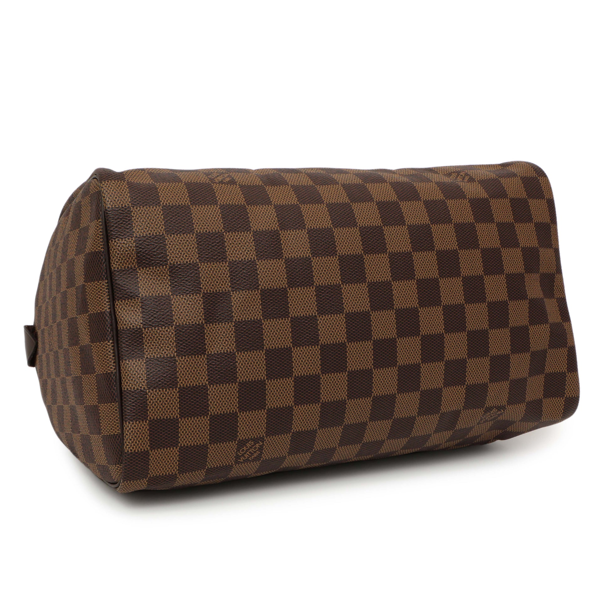 Exclusive Louis Vuitton Damier Ebene Speedy 30 — Back View