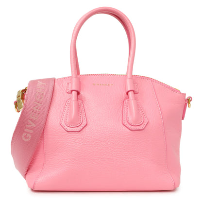 Exclusive Givenchy Pink Calfskin Mini Sport Antigona — Front View
