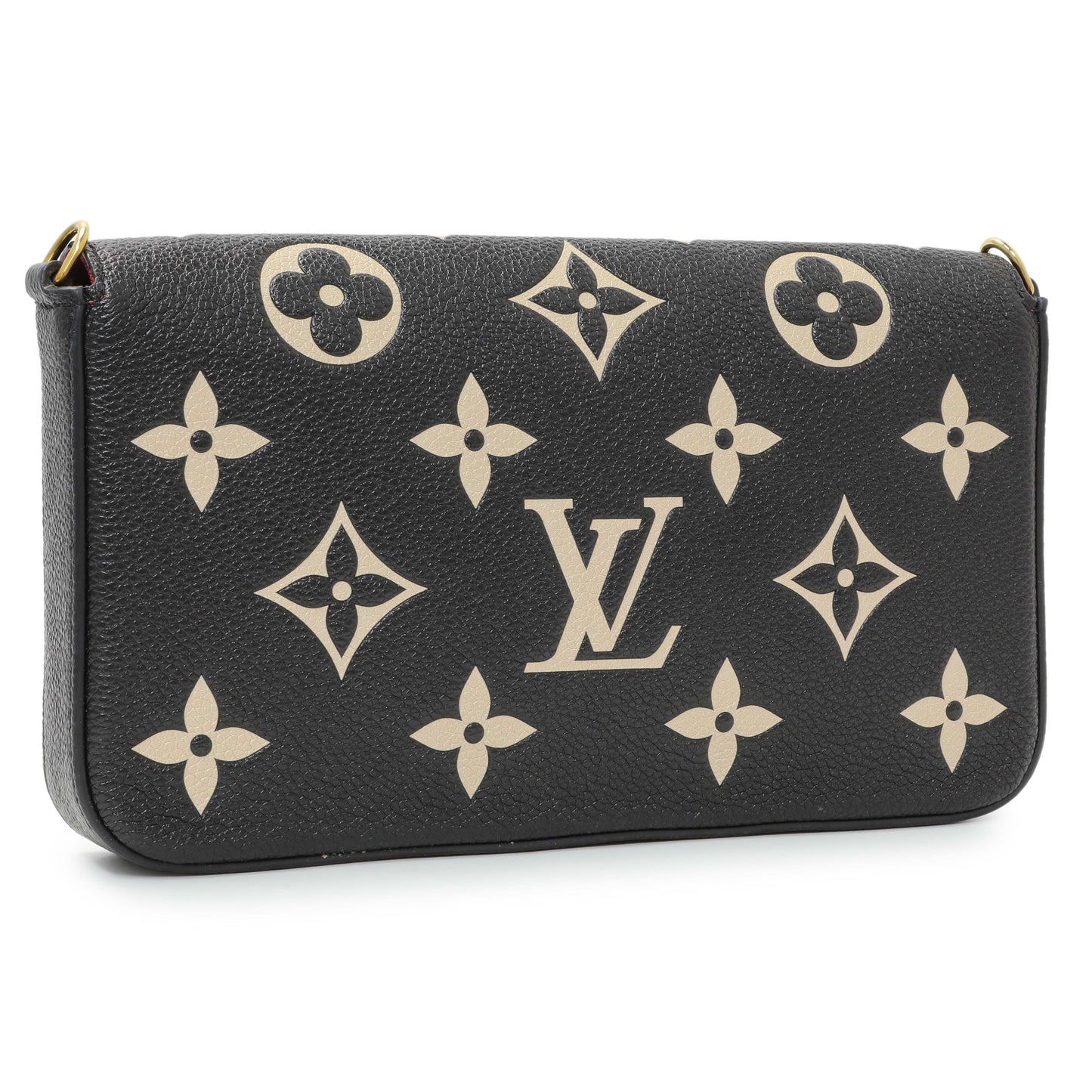 Exclusive Louis Vuitton Empreinte Monogram Giant Felicie Pochette — Side View