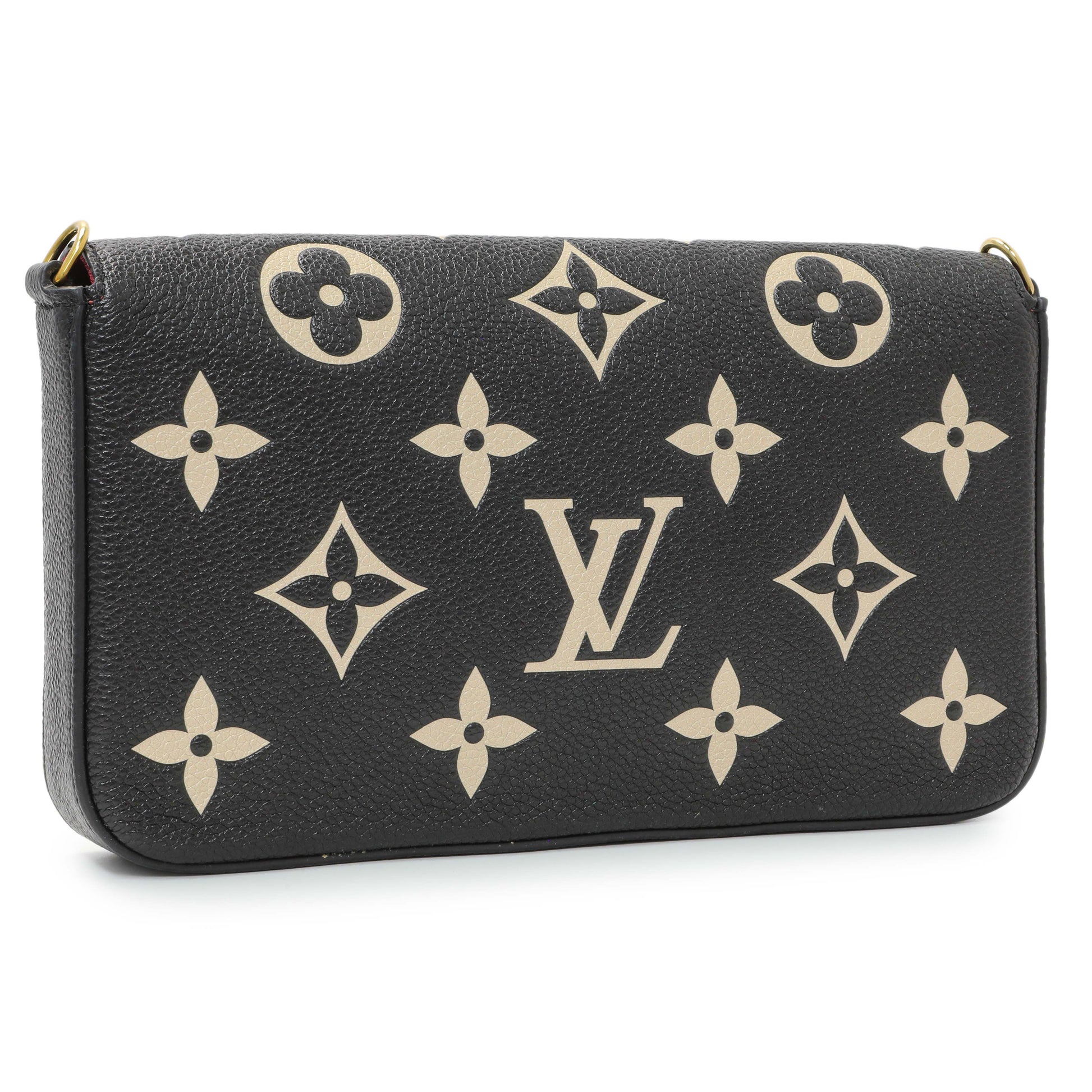 Exclusive Louis Vuitton Empreinte Monogram Giant Felicie Pochette — Side View