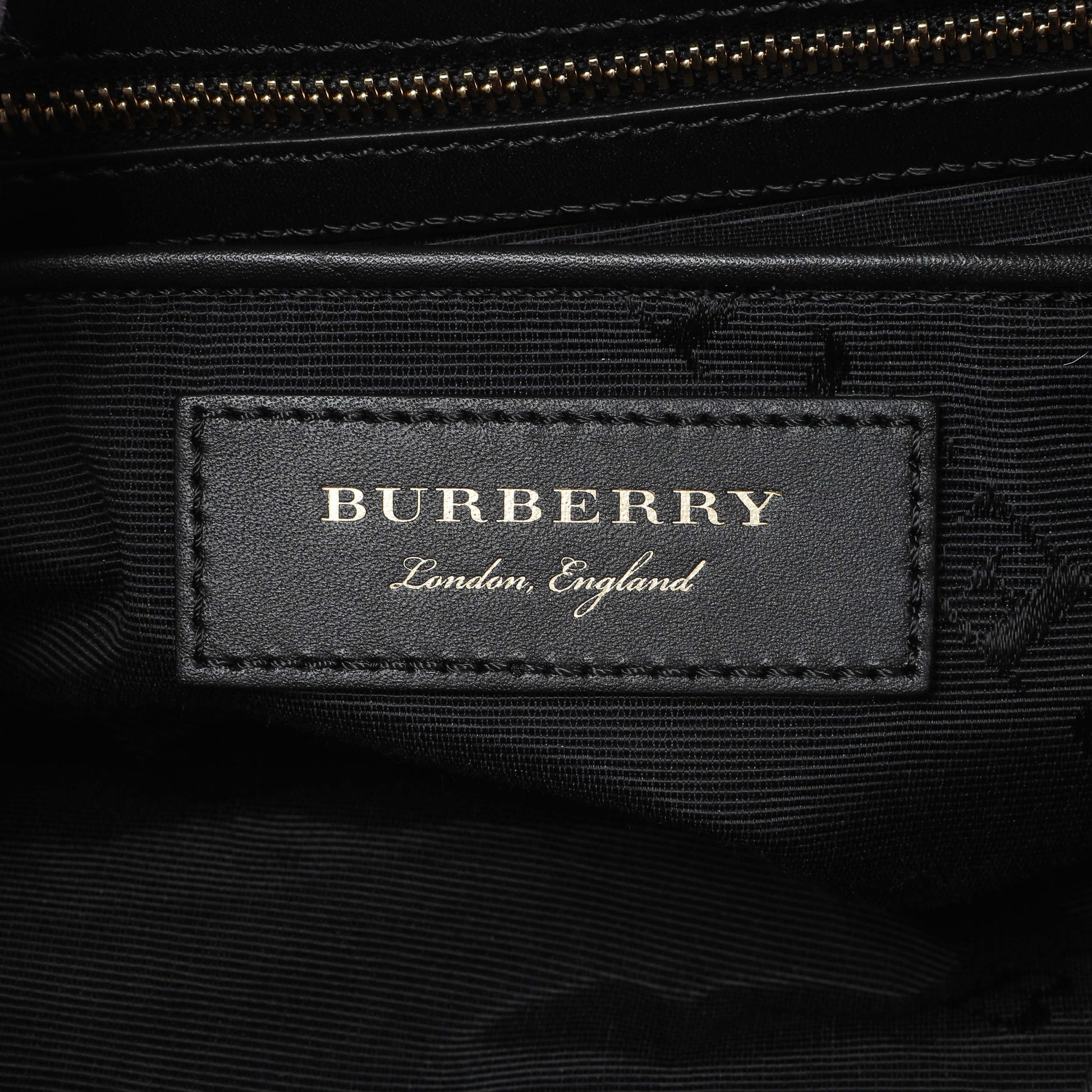 Exclusive Burberry Mauve Nylon Medium Rucksack Backpack — Detail View