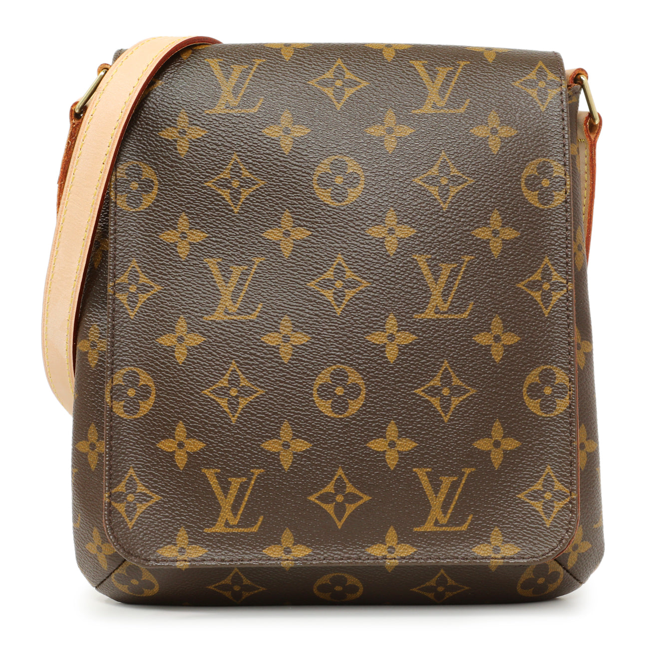 Exclusive Louis Vuitton Monogram Musette Salsa Long Strap — Front View