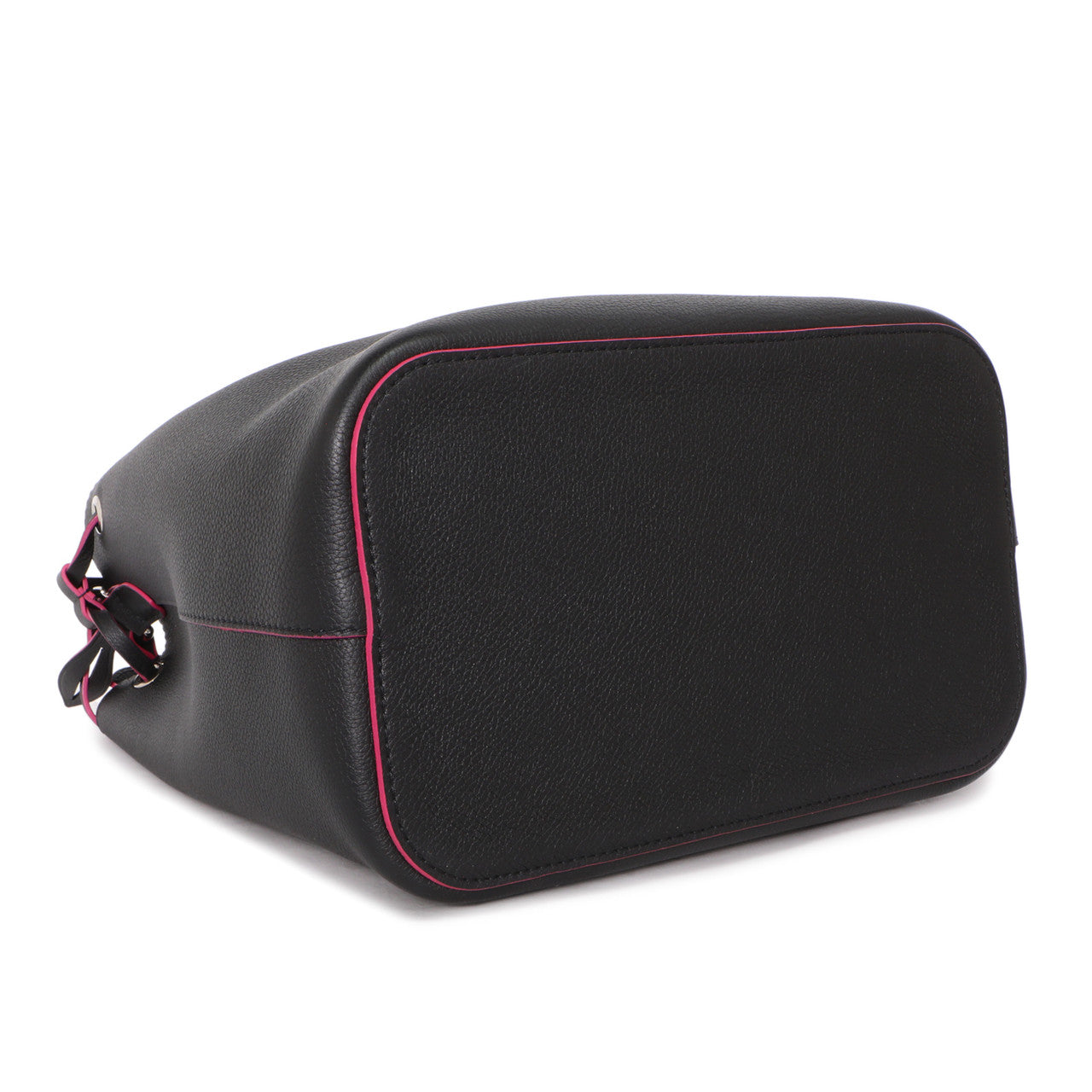 Exclusive Louis Vuitton Noir Lockme Bucket — Back View