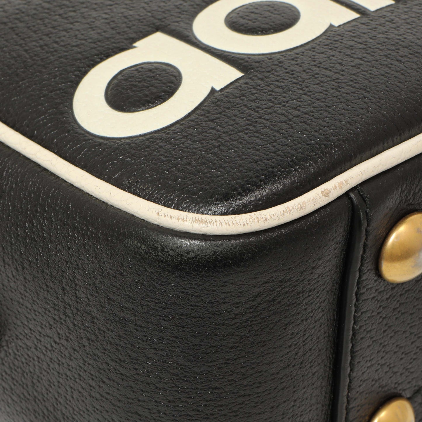 Exclusive Gucci X Adidas Textured Dollar Calfskin Web Trefoil Logo Small Messenger Bag — Top View