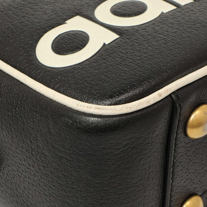 Exclusive Gucci X Adidas Textured Dollar Calfskin Web Trefoil Logo Small Messenger Bag — Top View