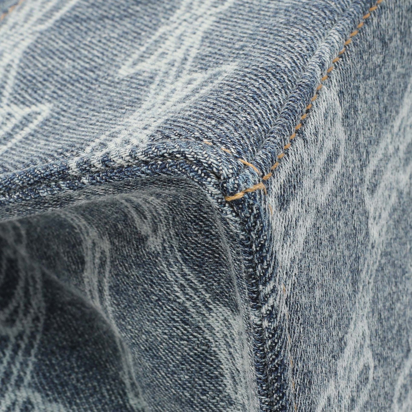 Exclusive Balenciaga Denim Monogram Hourglass S — Lifestyle View