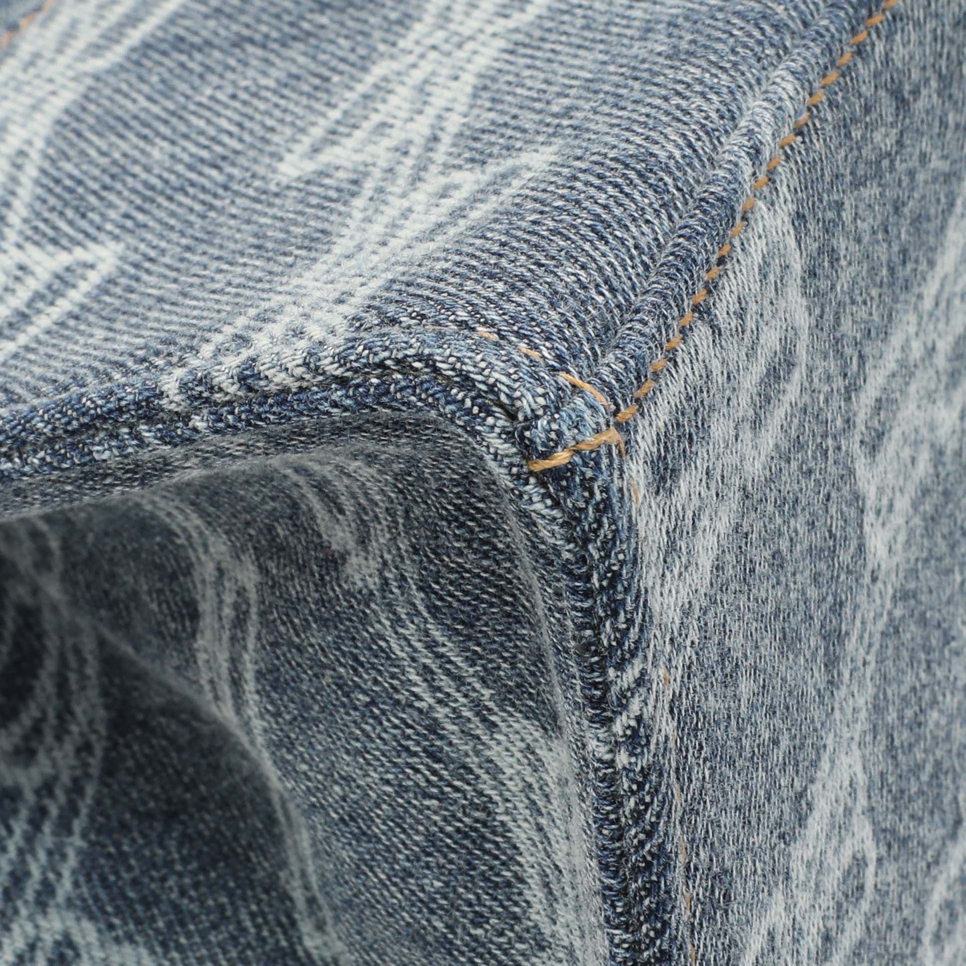 Exclusive Balenciaga Denim Monogram Hourglass S — Lifestyle View