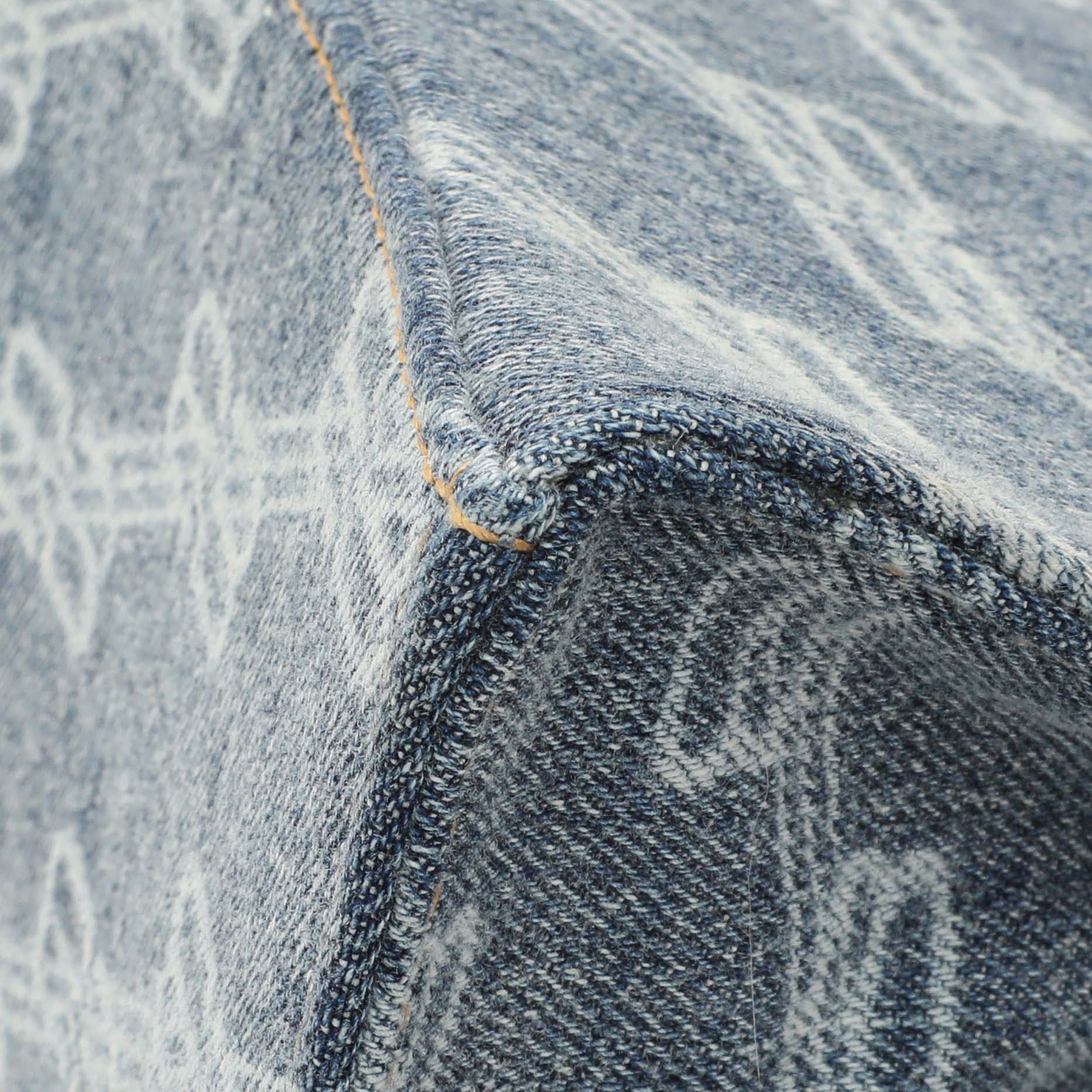 Exclusive Balenciaga Denim Monogram Hourglass S — Alternate View 7