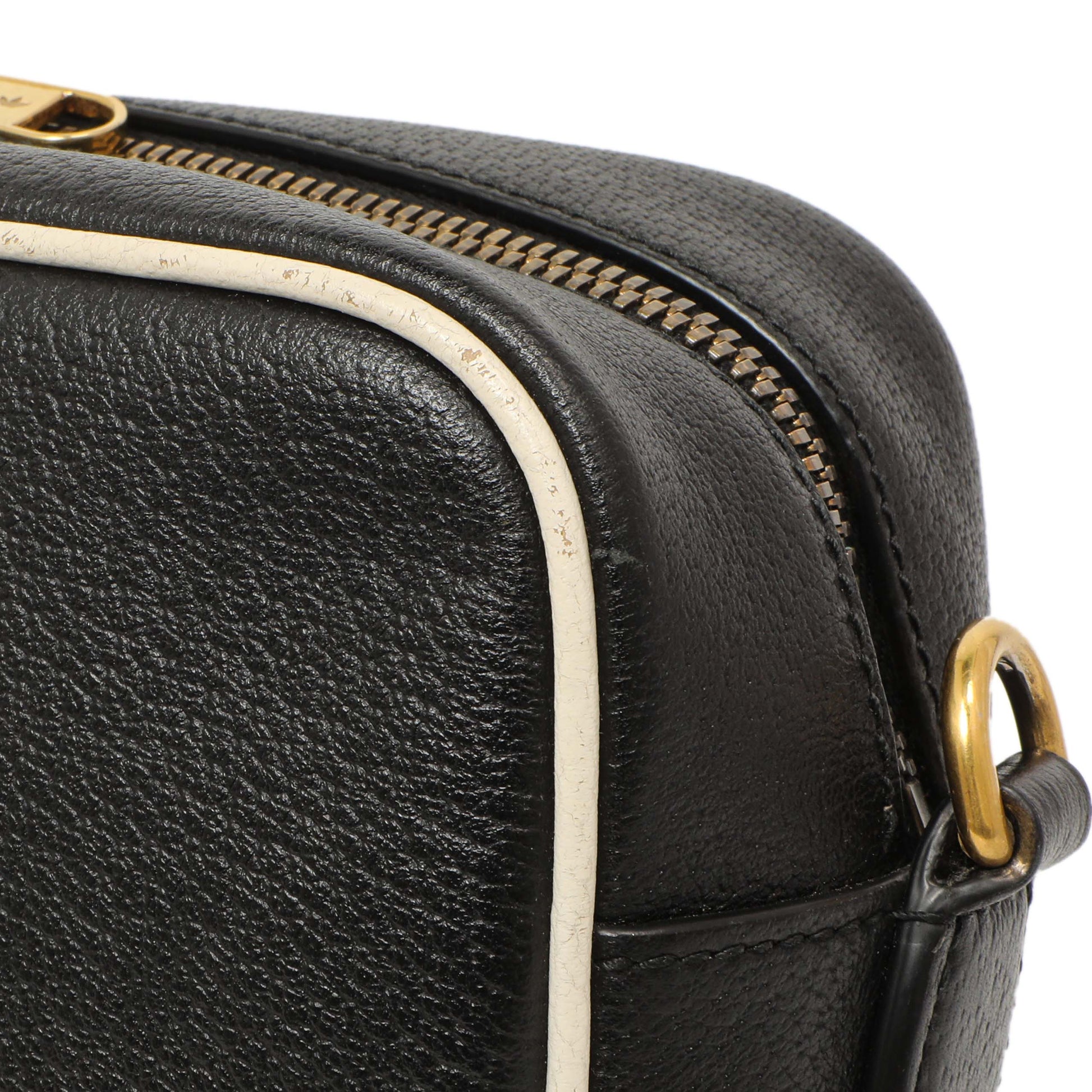 Exclusive Gucci X Adidas Textured Dollar Calfskin Web Trefoil Logo Small Messenger Bag — Alternate View 11
