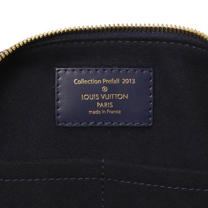 Exclusive Louis Vuitton Blue Damier Paillettes Speedy 30 — Detail View