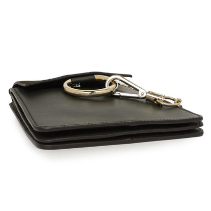 Exclusive Chloe Deep Forest Calfskin Suede Mini Faye Bracelet Bag — Back View