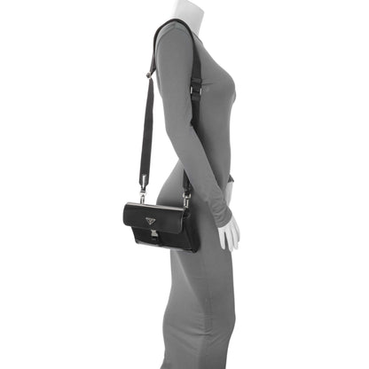 Exclusive Prada Black Re-Nylon Crossbody — Lifestyle View